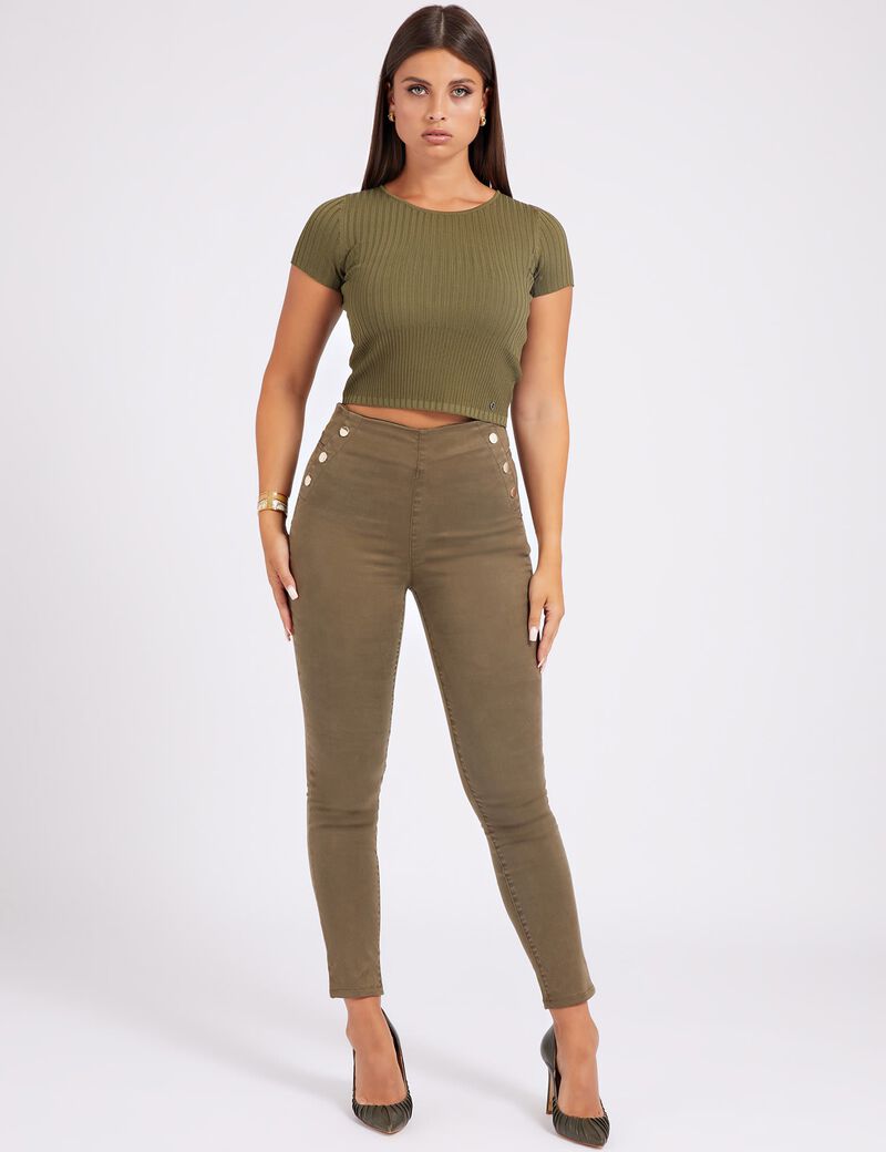 Viscose Blend Sweater Top
