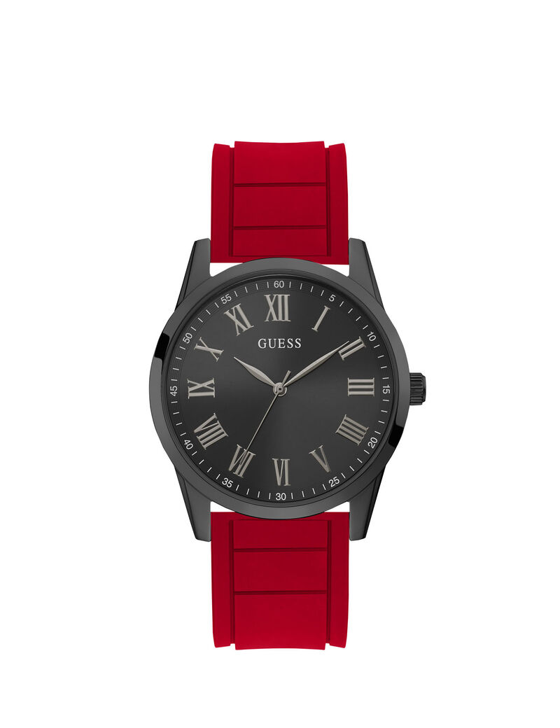 Red Analog Watch