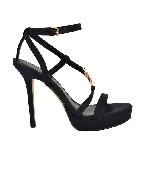 Lucier satin single sole sandals