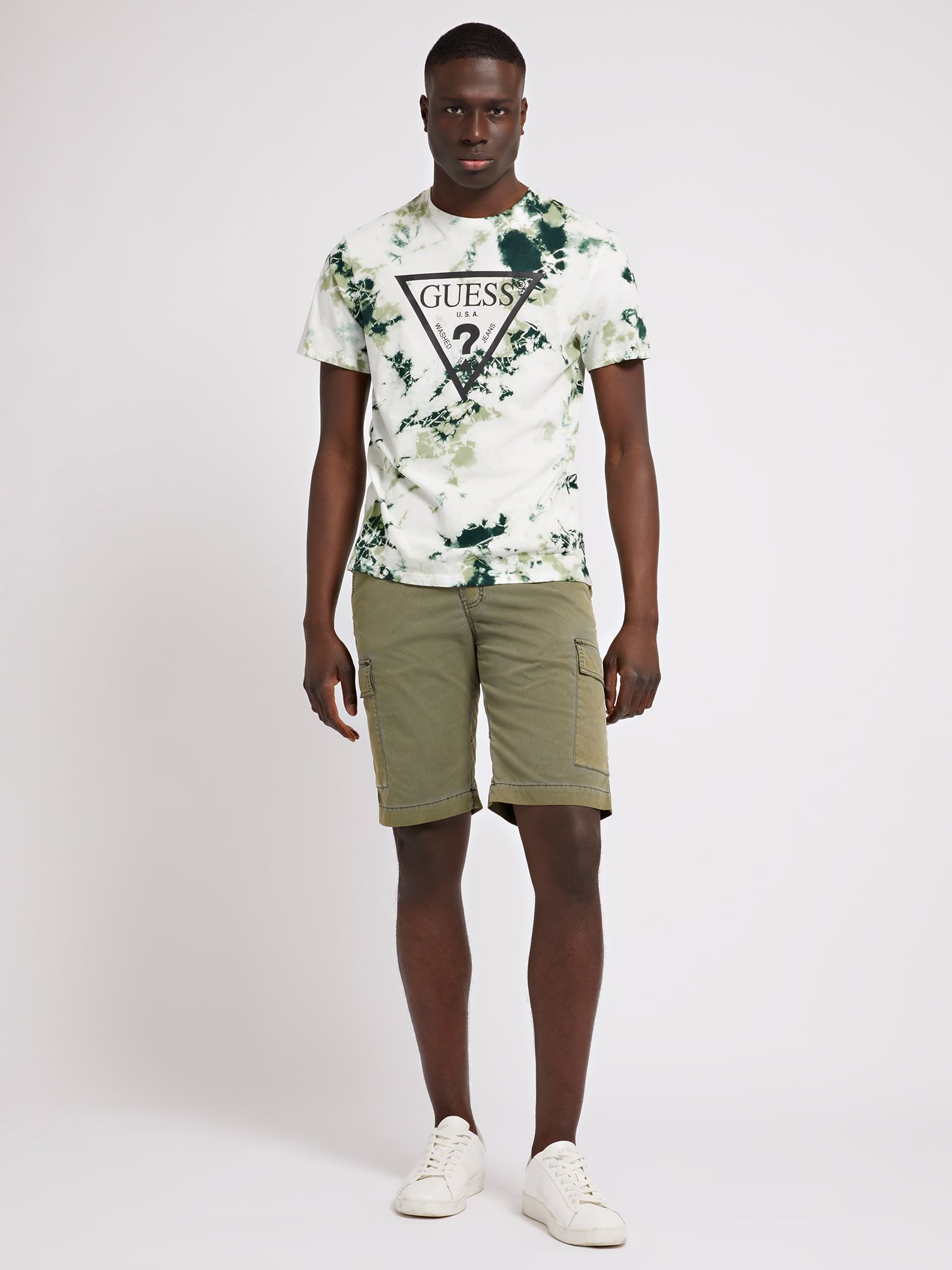 Guess camo t shirt top