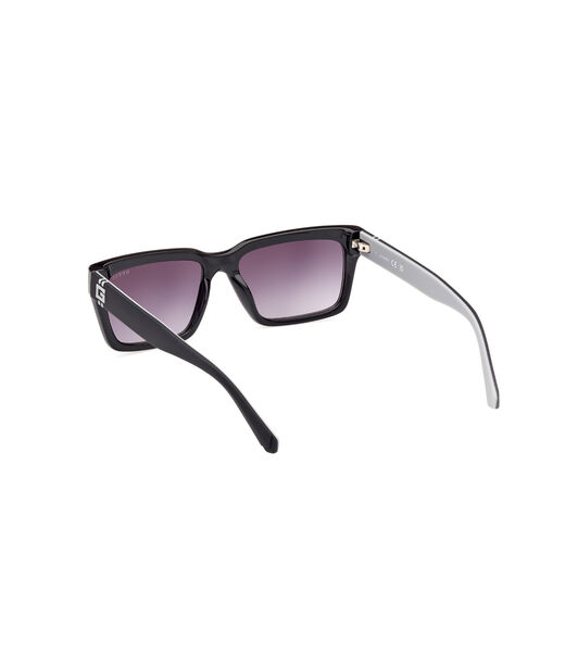 Injected Sun Glasses M Shiny Black Gradient Smoke