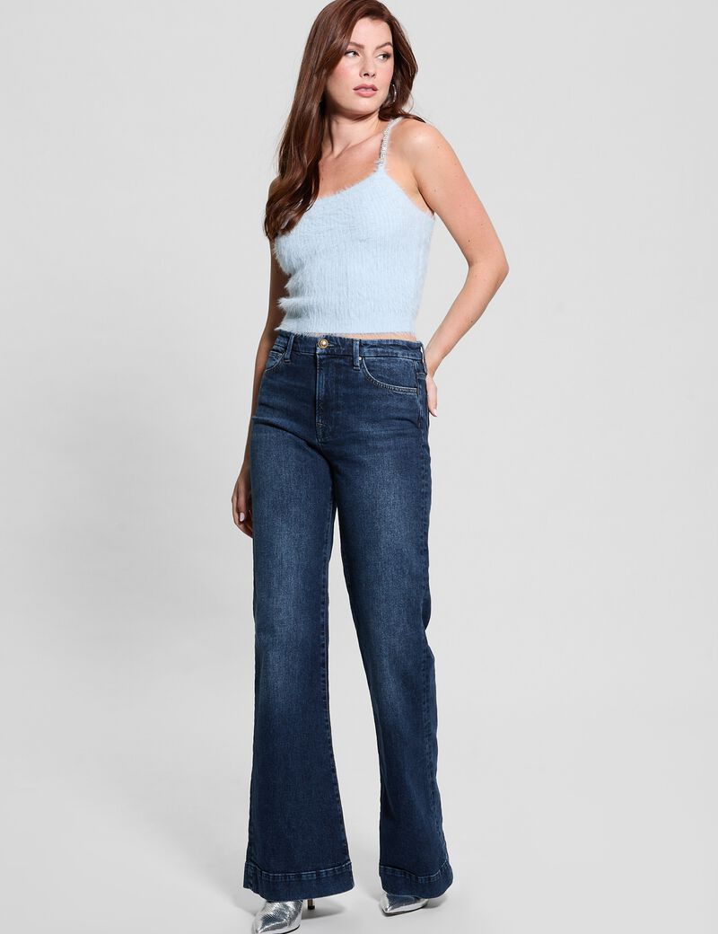 Fuzzy yarn top