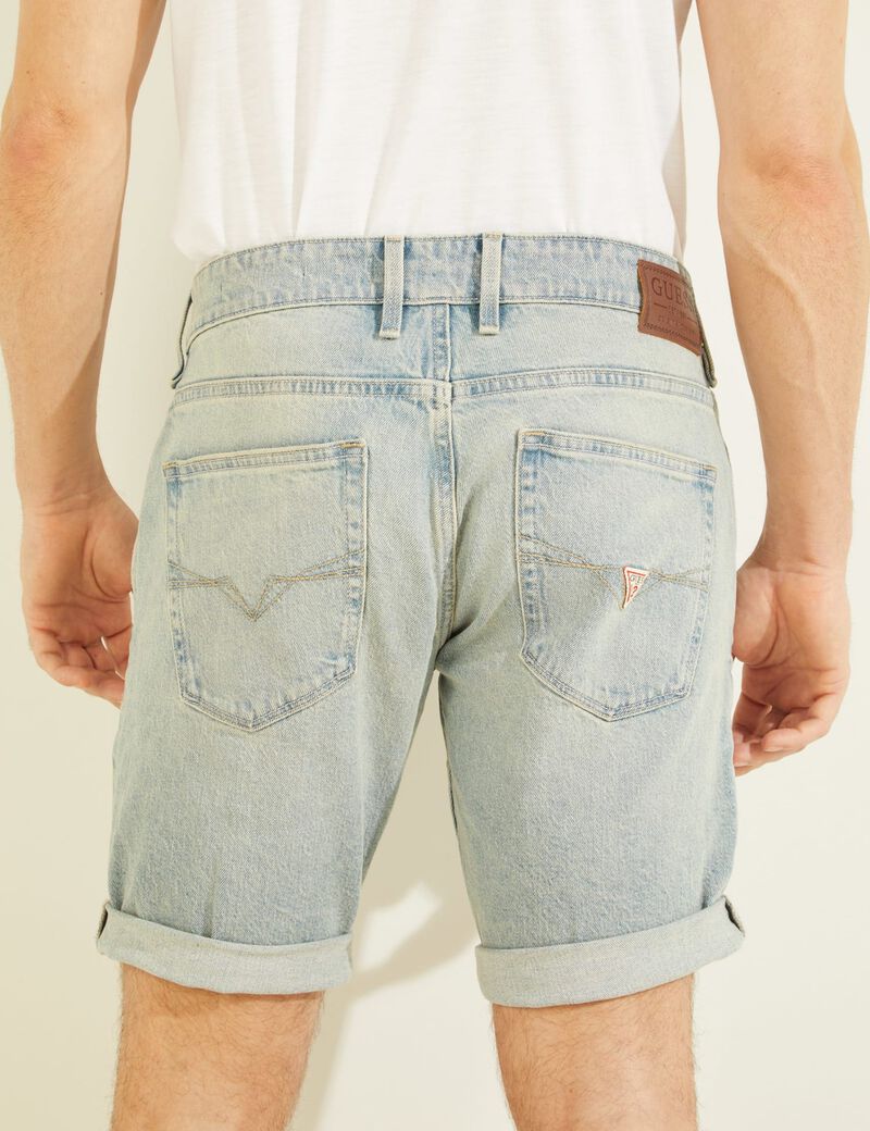 Slim Fit Denim Shorts