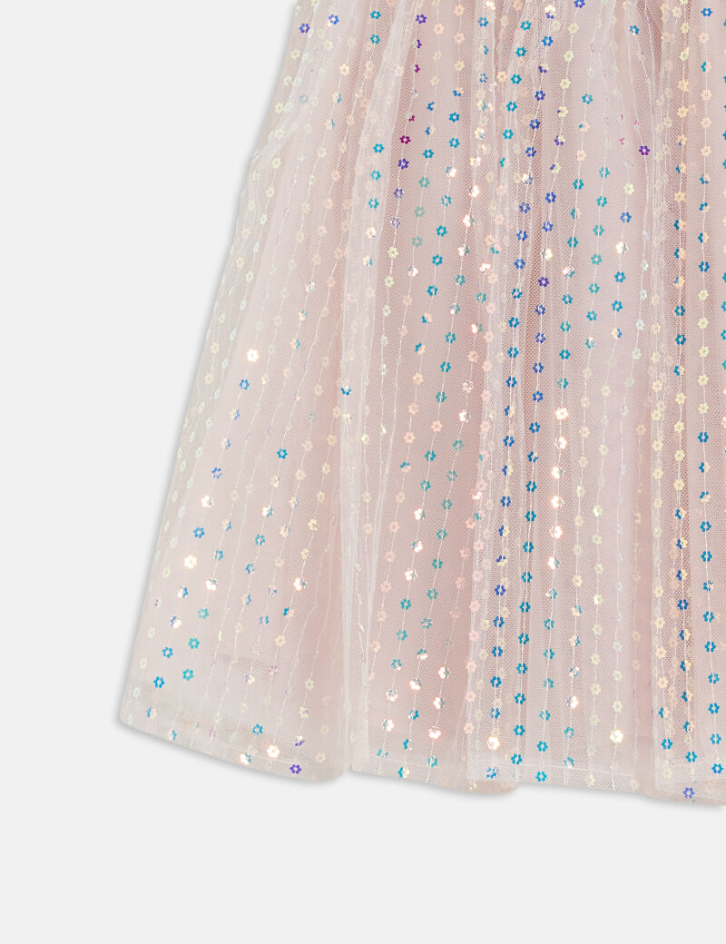 Sequins midi skirt