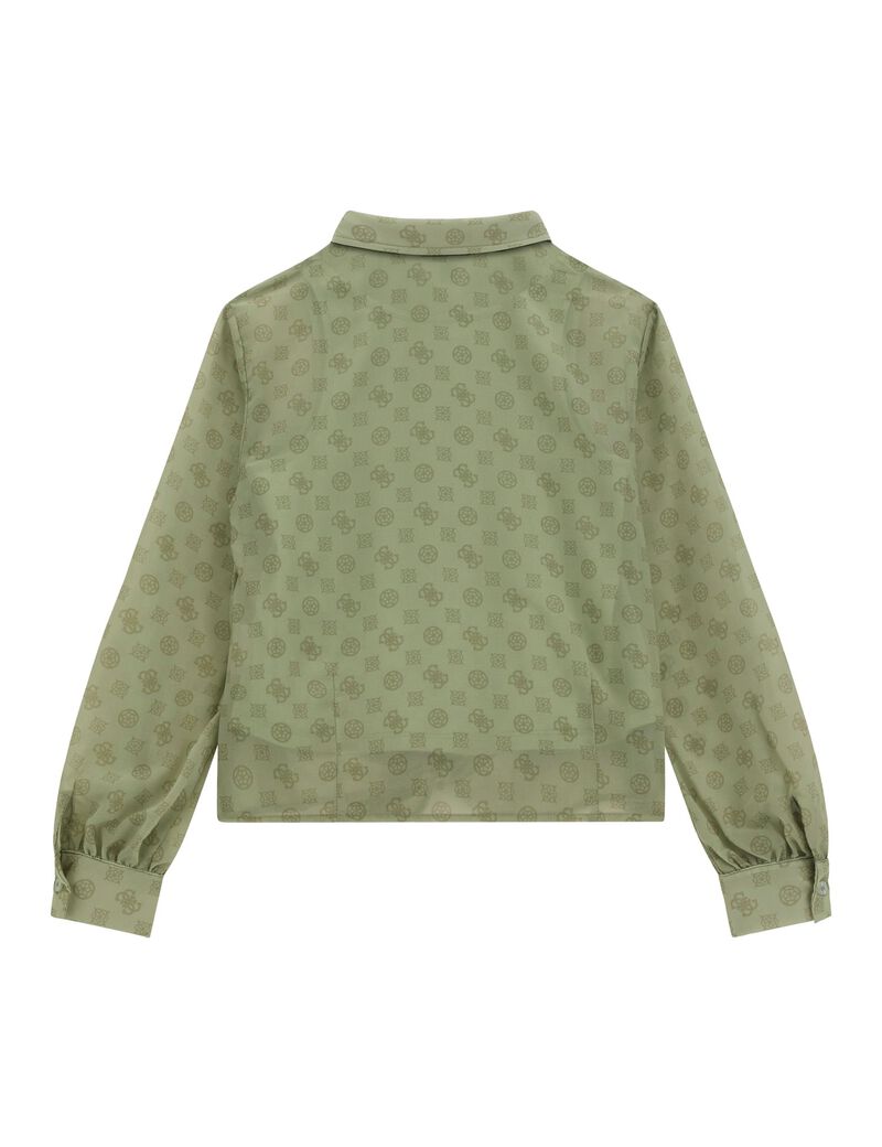 Chiffon bow shirt