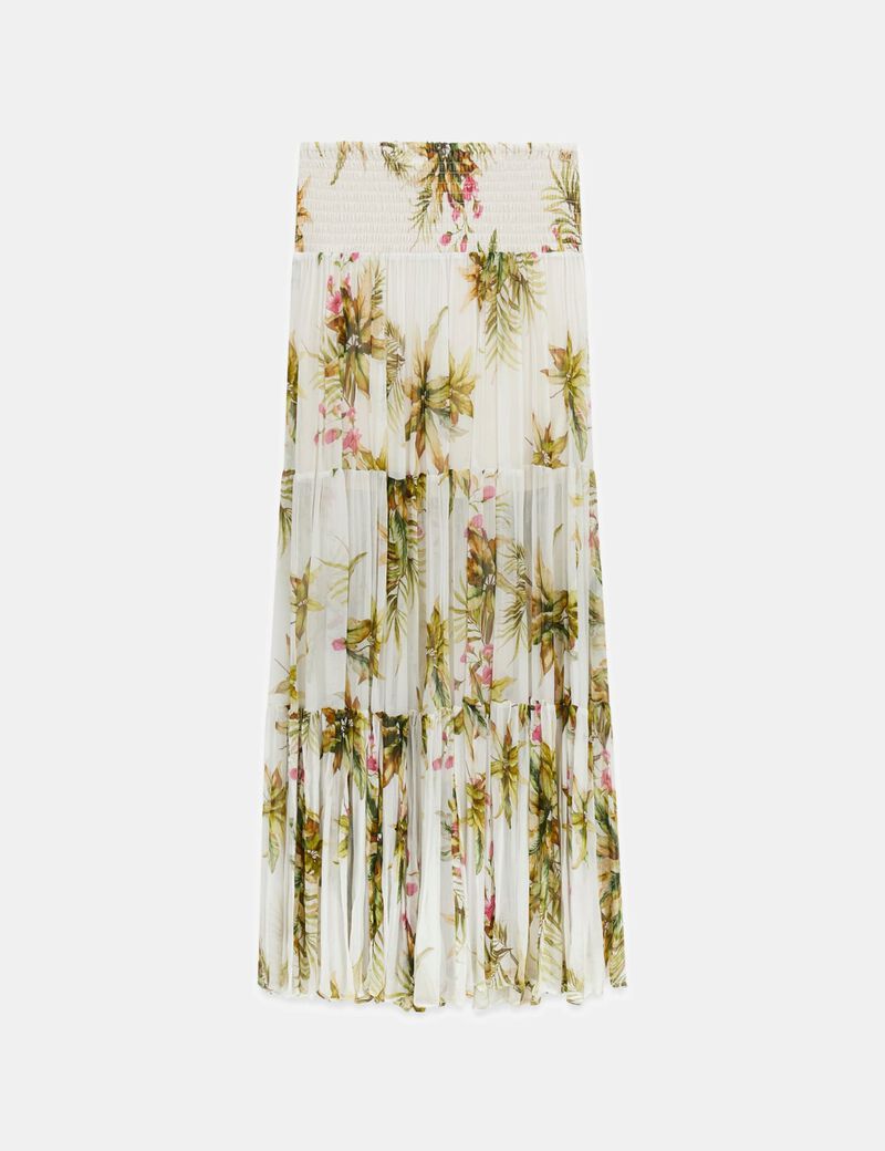 Marciano floral print maxi skirt