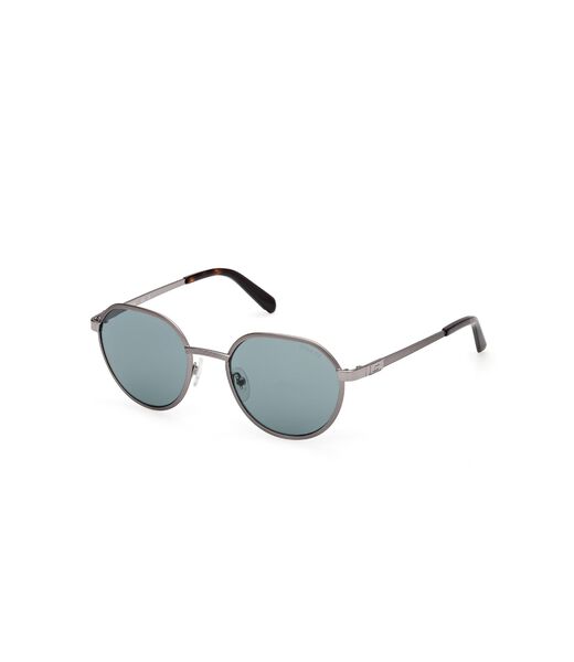 Round blue sunglasses