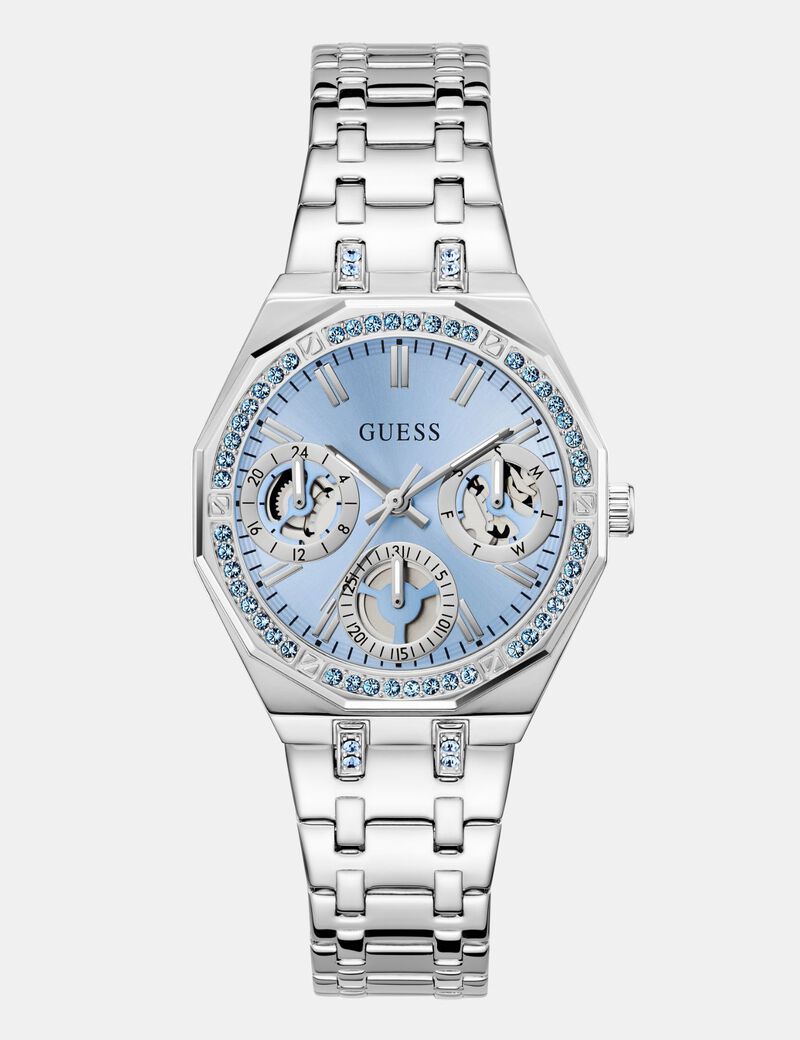 Ladies Silver Tone Multi-function Watch