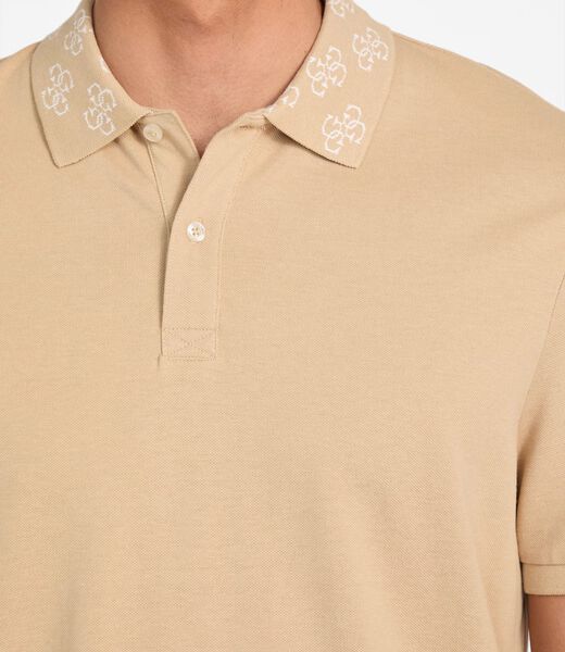Logo collar polo shirt