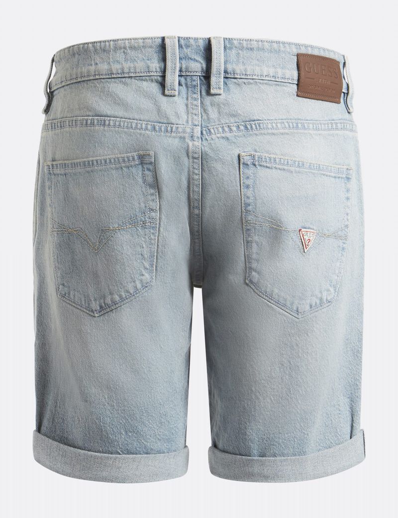 Slim Fit Denim Shorts