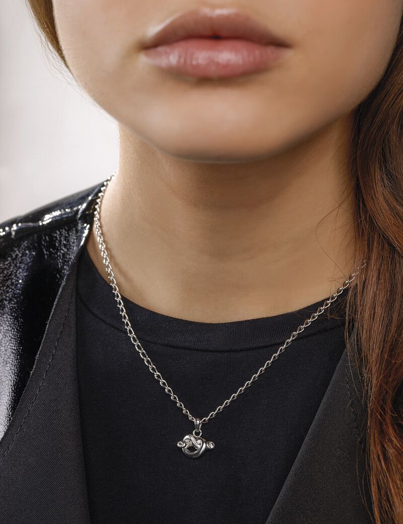 Guess Knot Knot Necklace