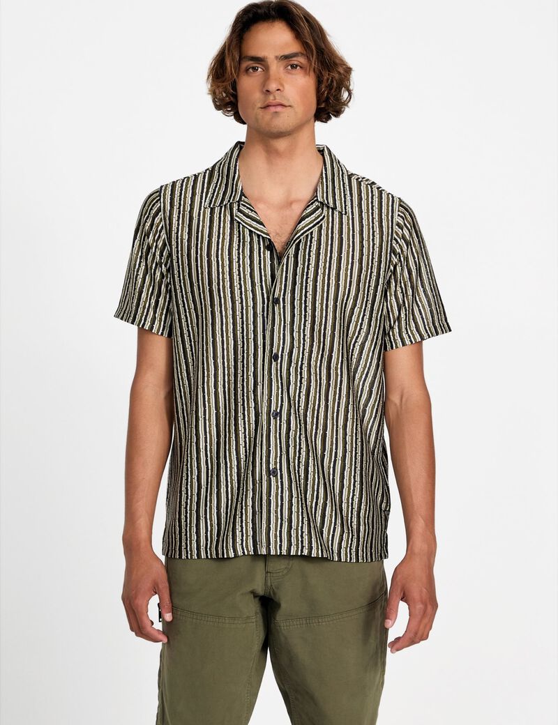 Striped knit shirt