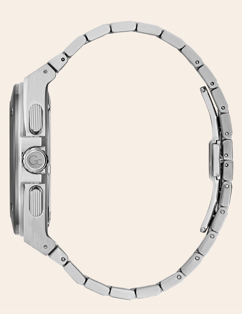 GC steel chronograph watch