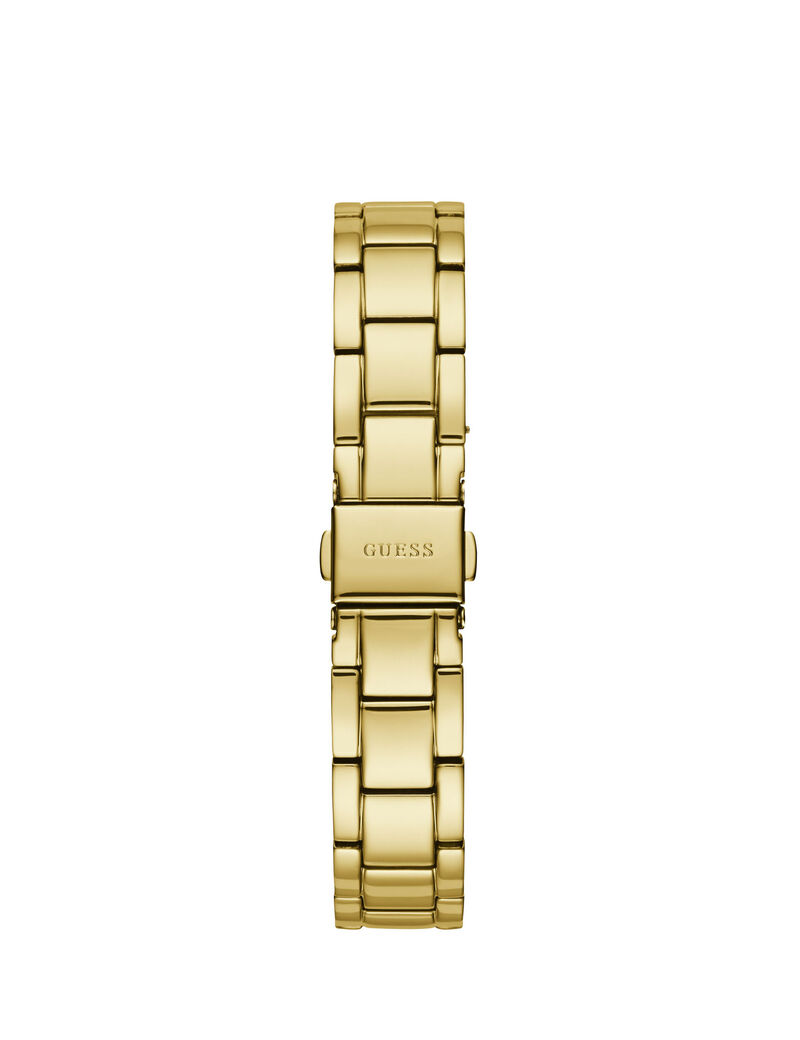 Gold Logo Analog Watch