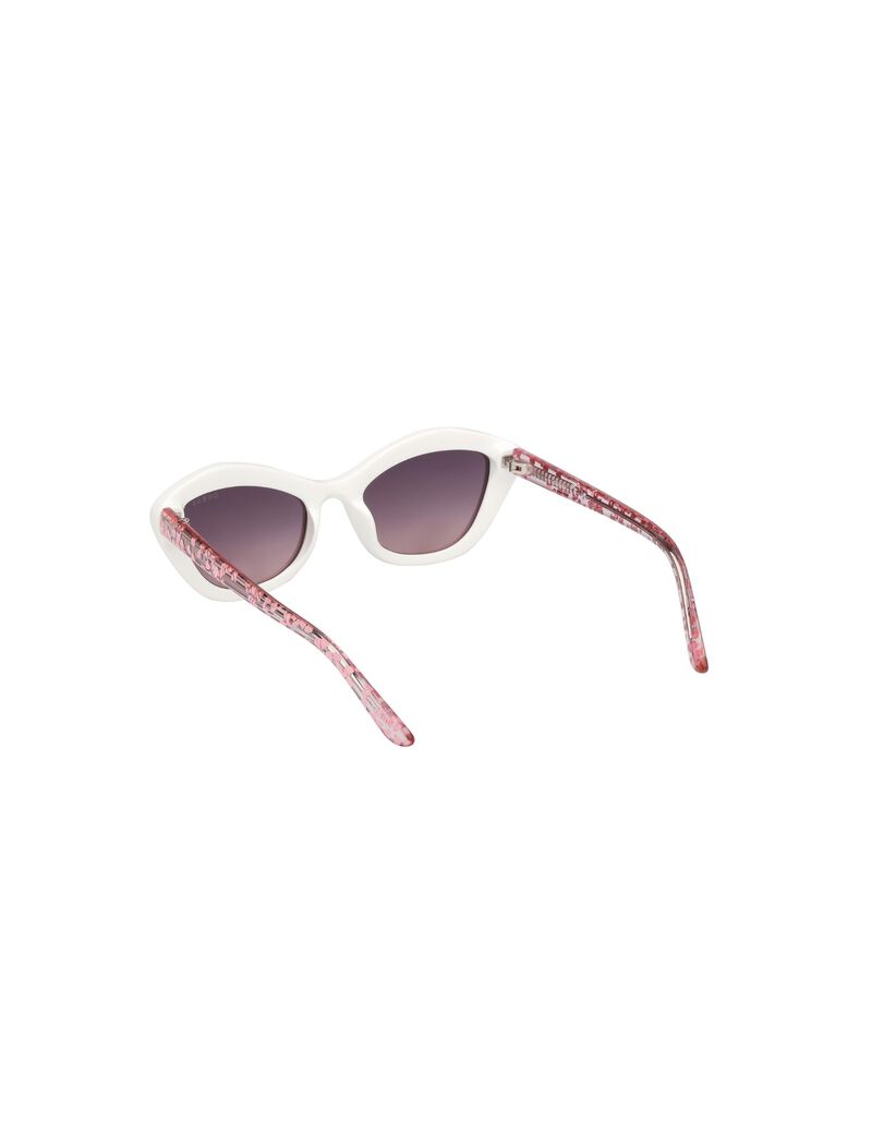 Geometric full rim sunglasses