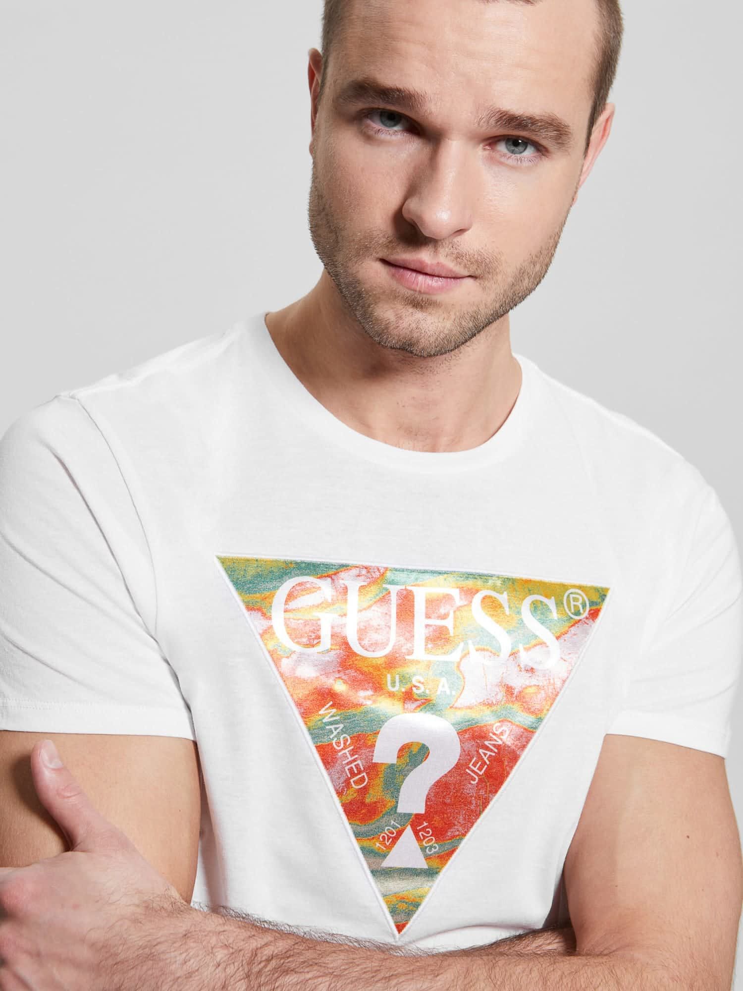 Guess jeans t top shirt mens