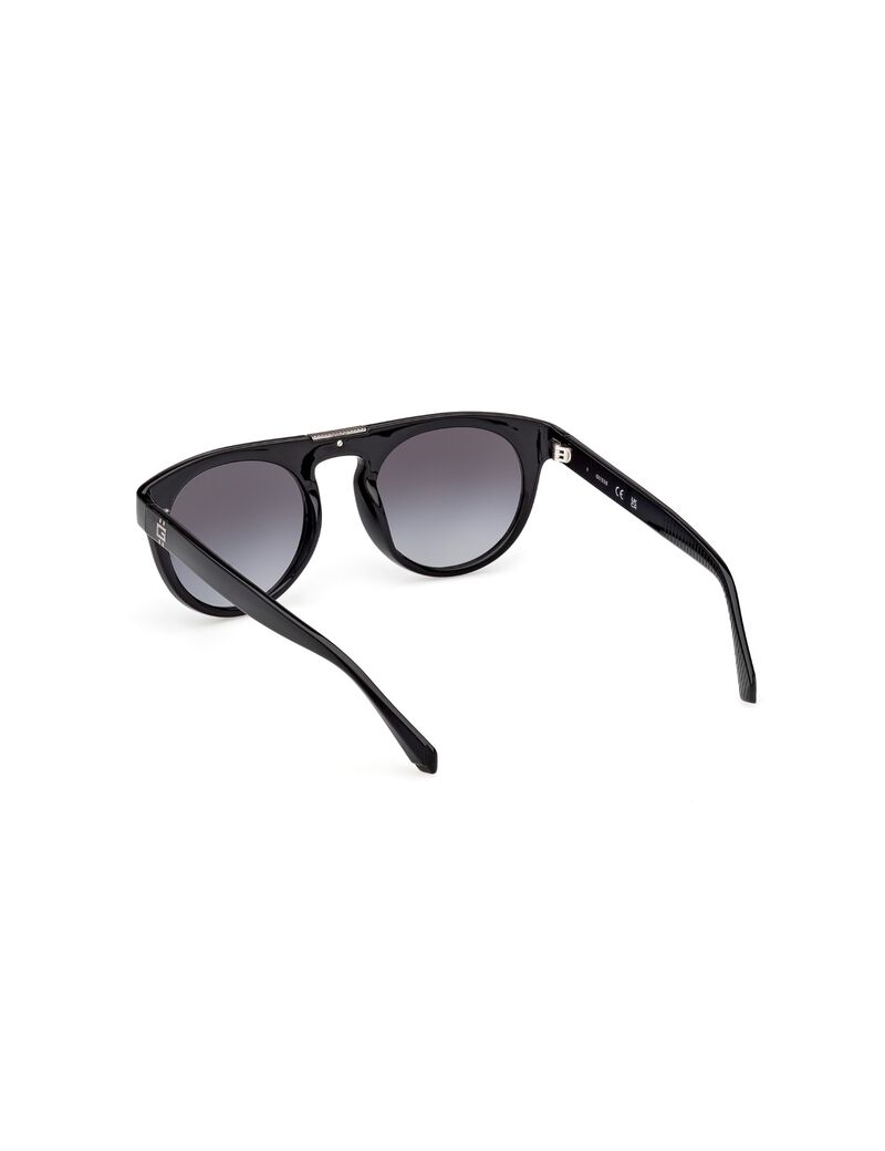 guess round gradient smoke sunglasses
