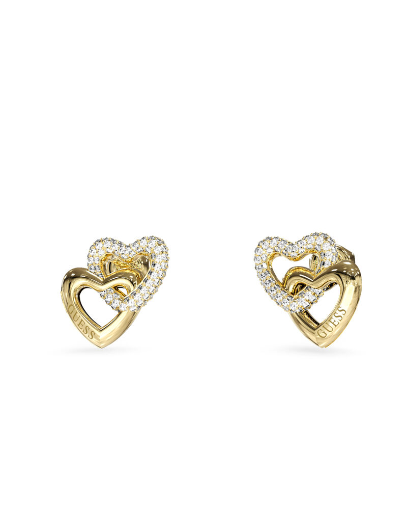 15mm heart links studs