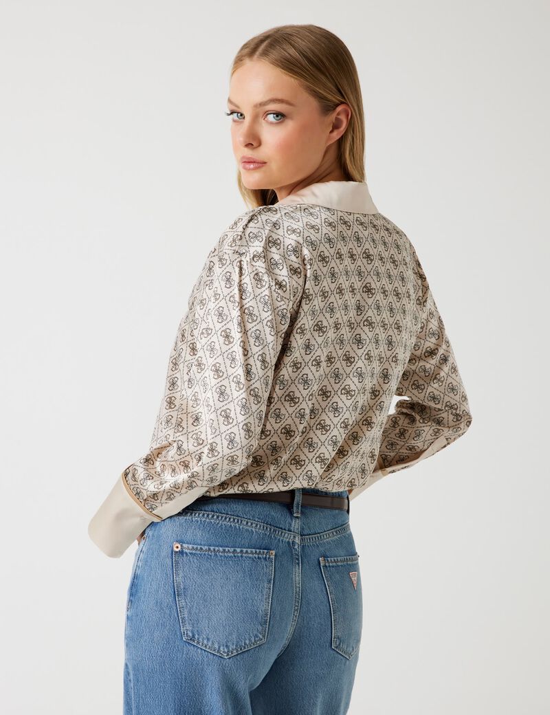 All over logo shirt