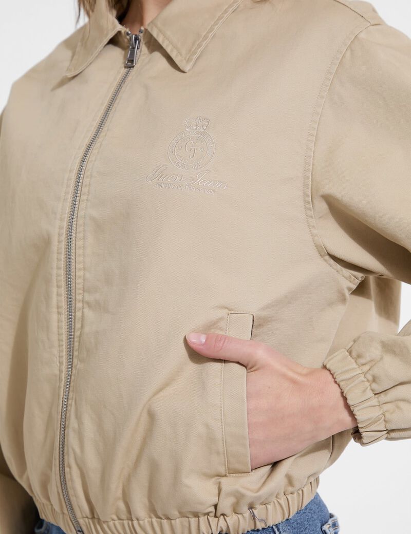 Embroidered Bomber Jacket