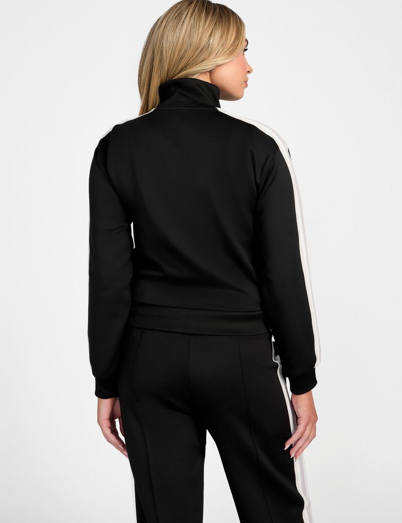 Zip-up logo sweatshirt