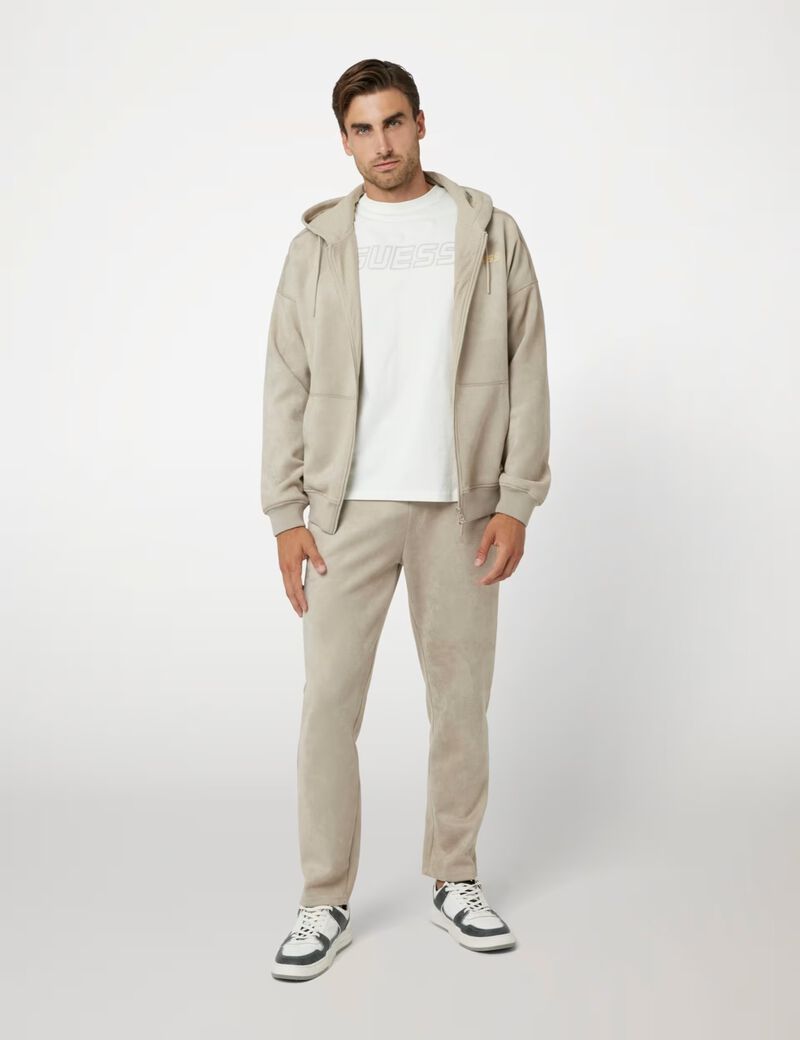 سروال سكوبا مصنوع من الجلد السويدي