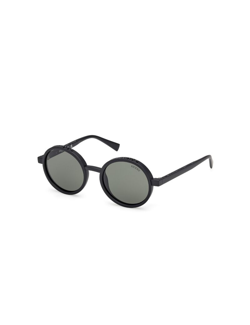 Round full rim sunglasses