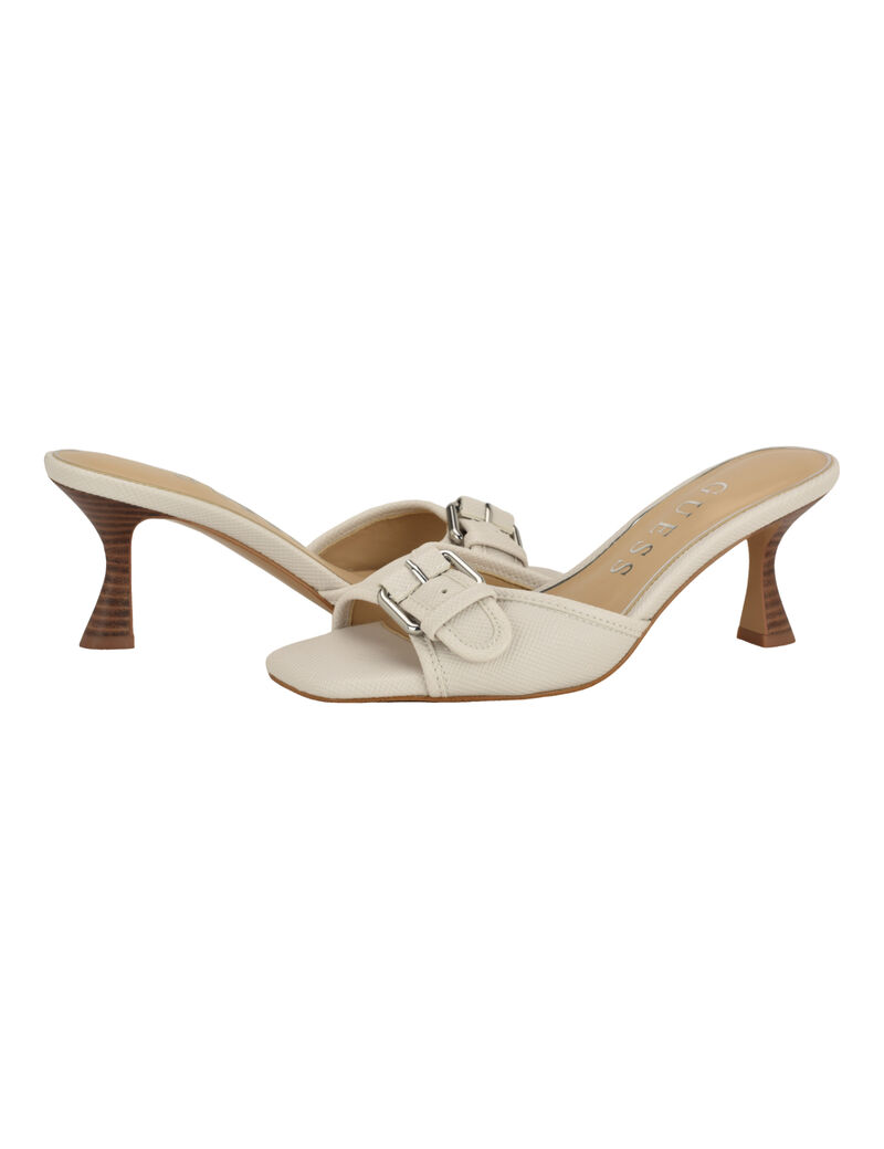 Dista Mid Heel Open Toe with Buckle Sandals 