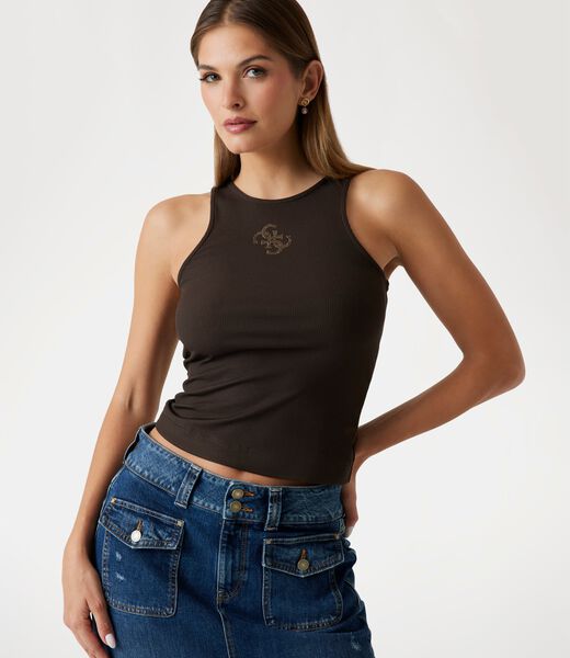 قميص بدون أكمام بشعار 4G قميص بدون أكمام بشعار 4G