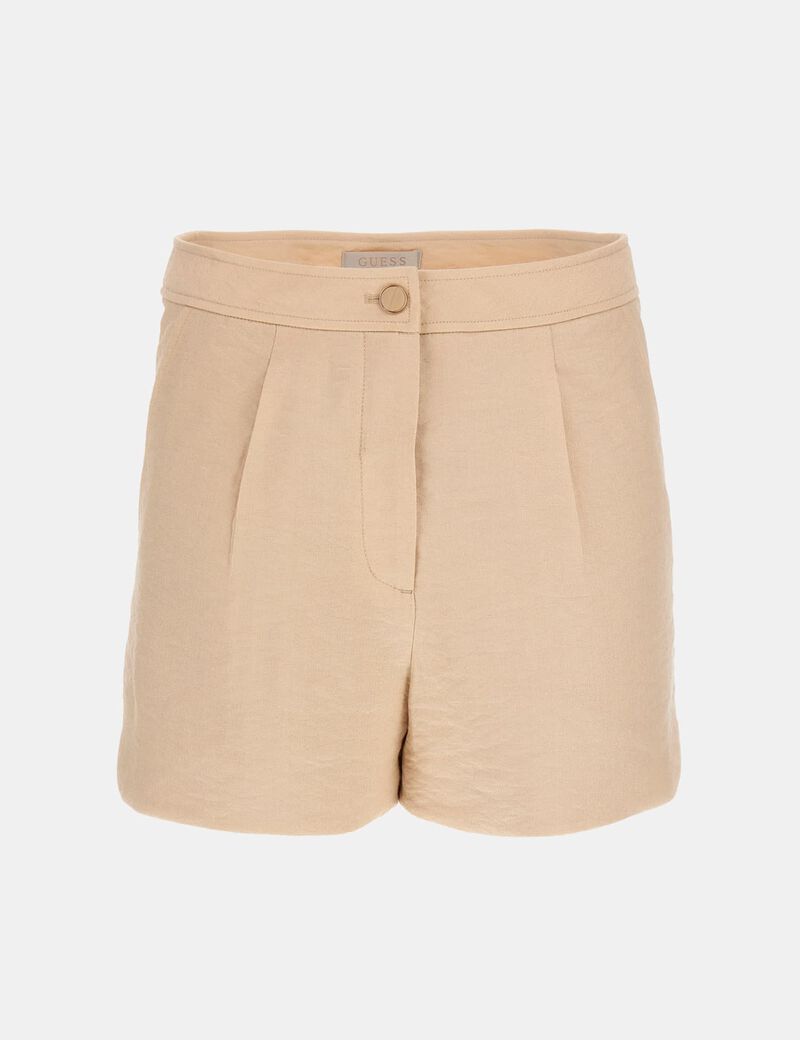 Tailored twill shorts