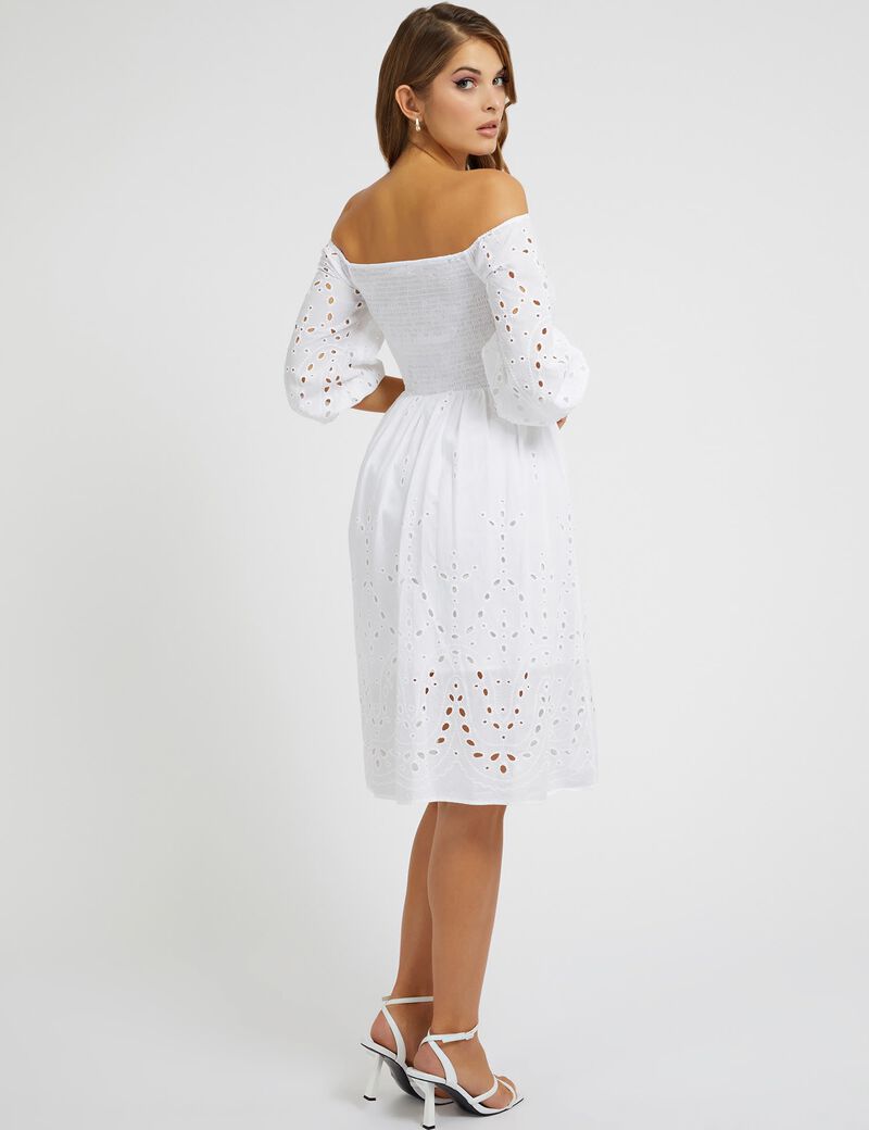 Off shoulder midi dress