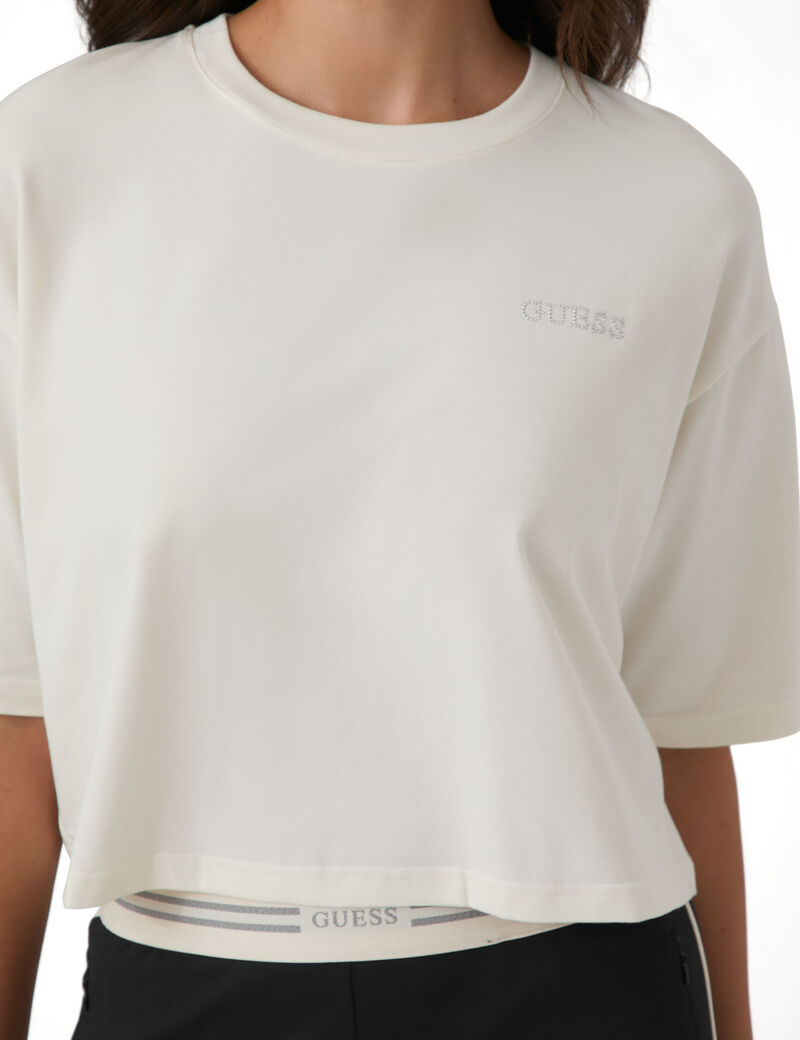 جيس crewneck logo t shirt