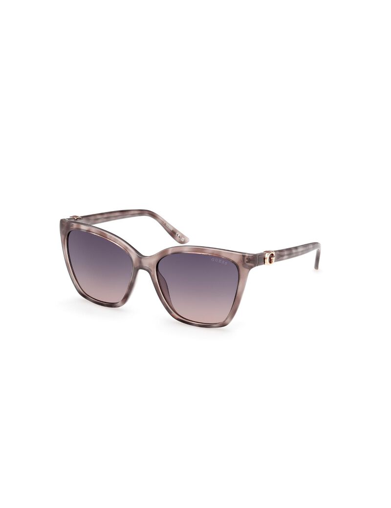 Square gradient grey smoke sunglasses
