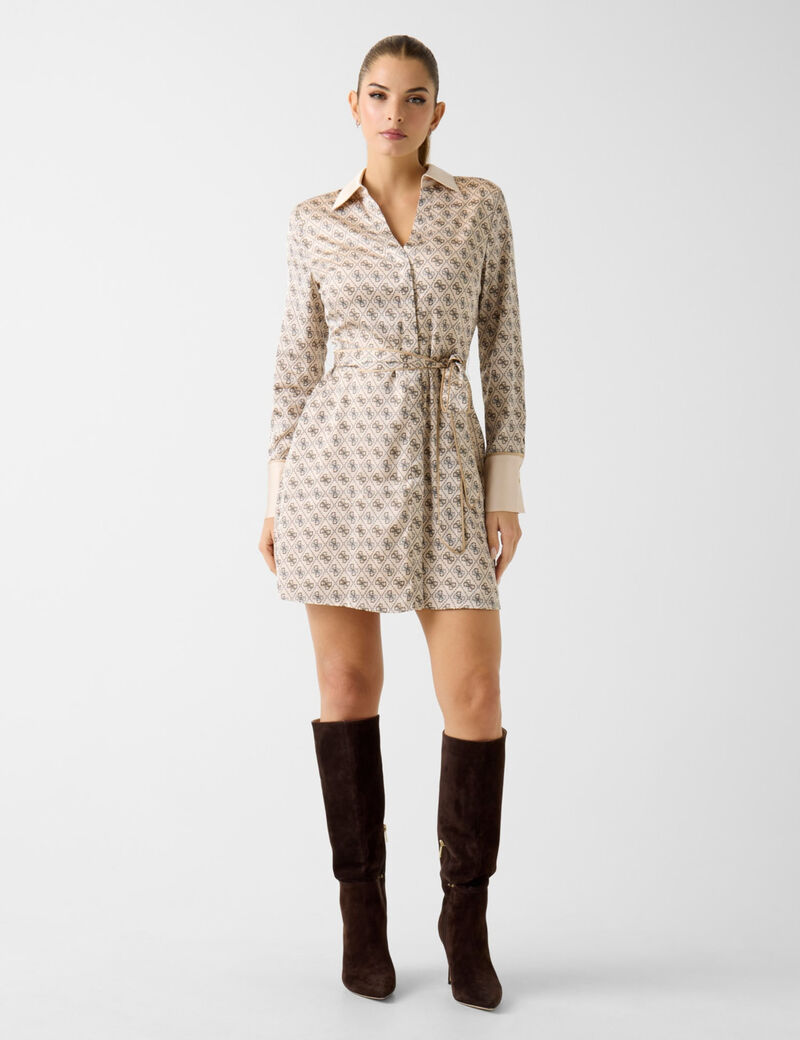 Blerta long sleeve chemisier dress