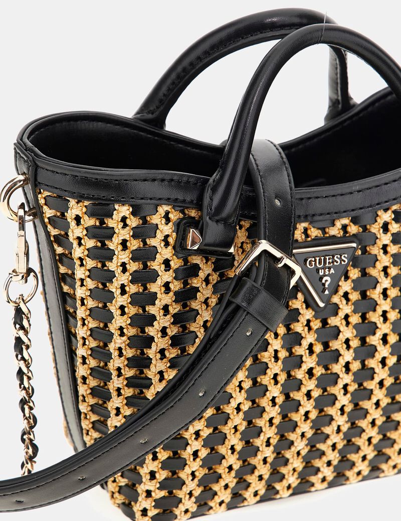 Atalia raffia mini handbag