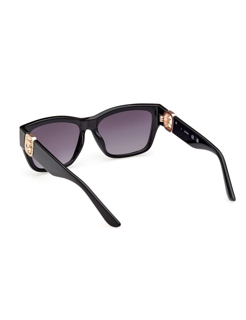 Rectangular Full Rim Sunglasses