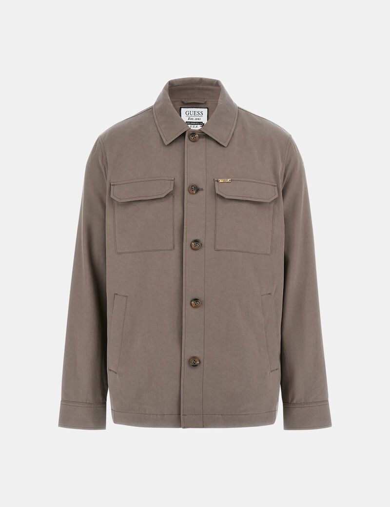 Lyocell-blend shacket