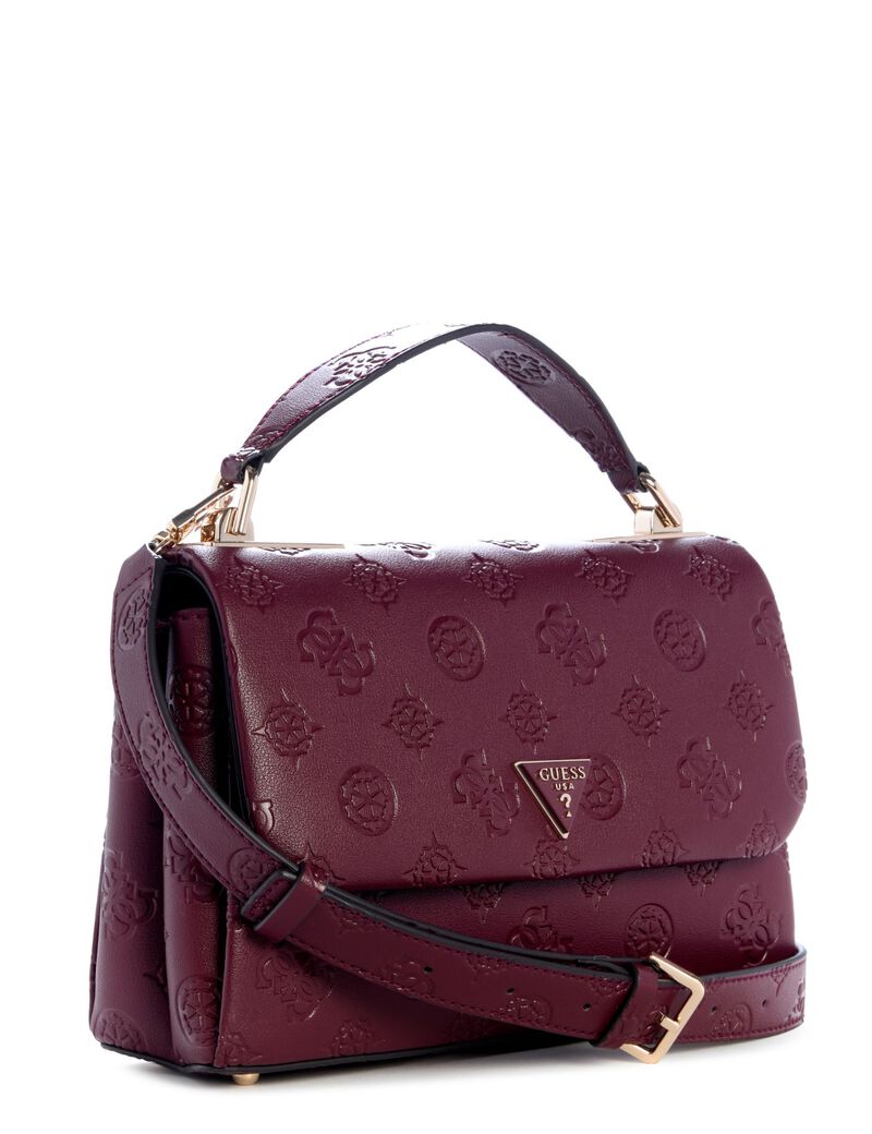 Tisha 4G peony logo handbag