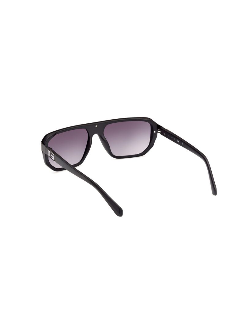 Injected Sun Glasses M Matte Black Gradient Smoke