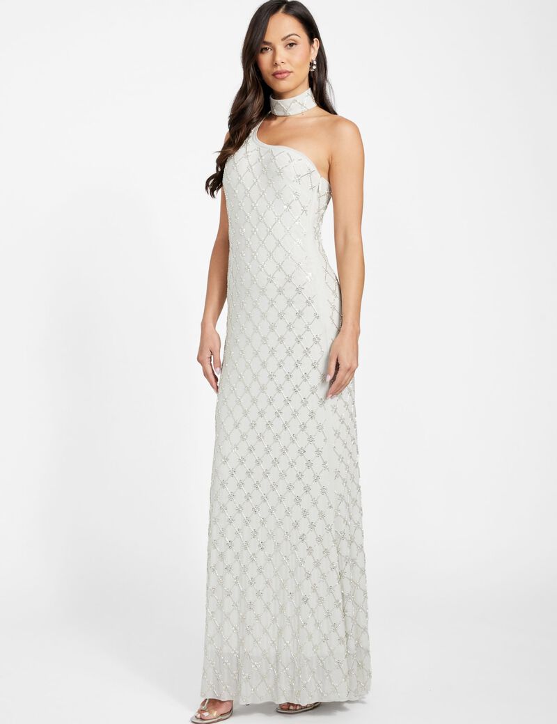Marciano crystal long dress