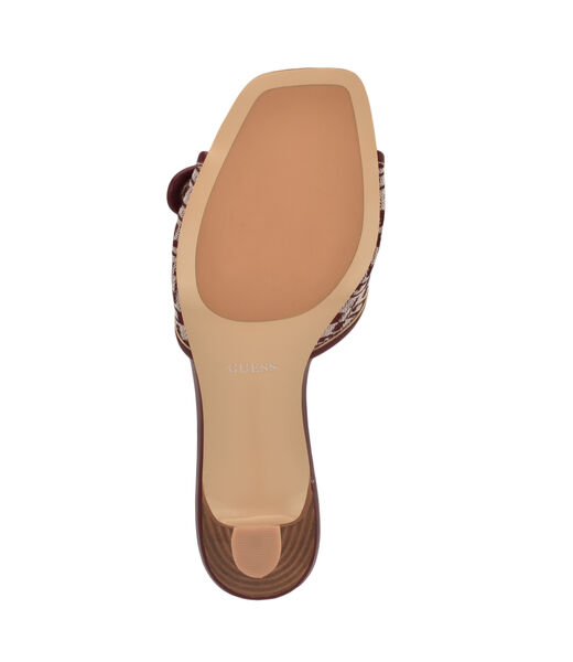 Dista Mid Heel Open Toe with Buckle Sandals 