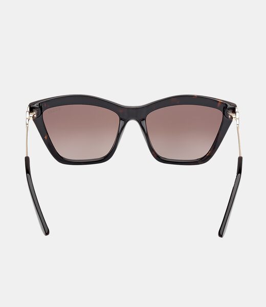 Cat-Eye Signature Plastic Sunglasses