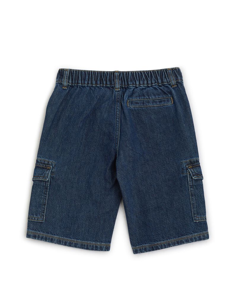 Everet denim cargo short