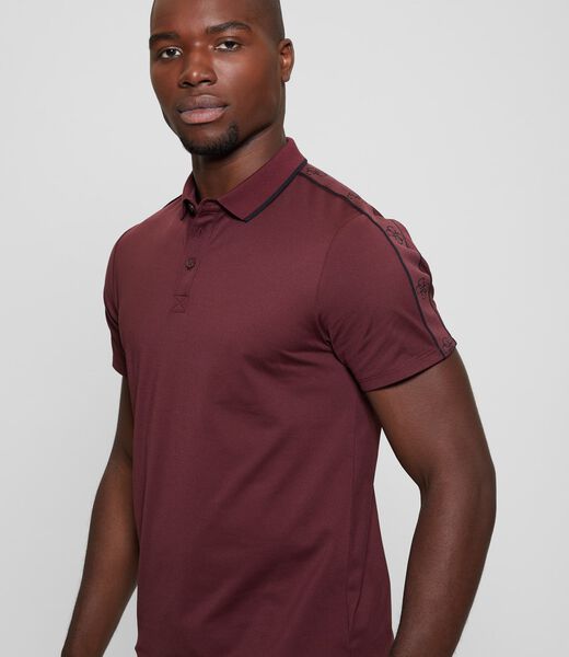 Logo bands polo shirt