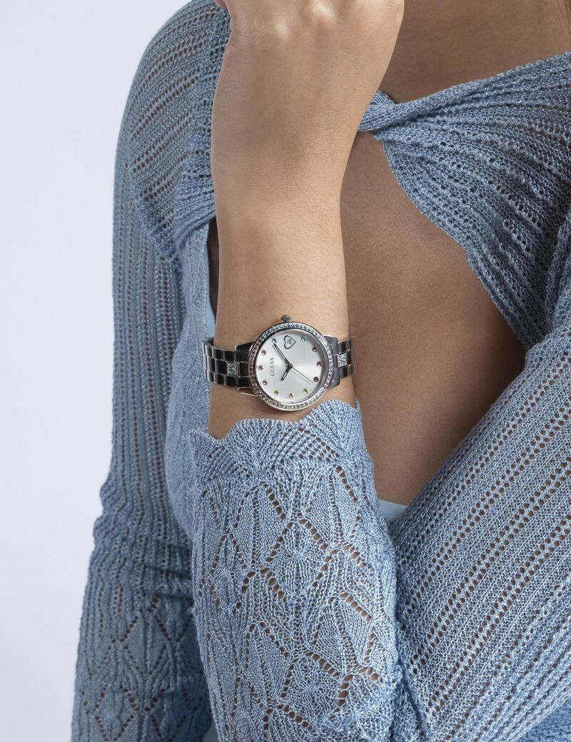 ساعة تناظرية كريستالية