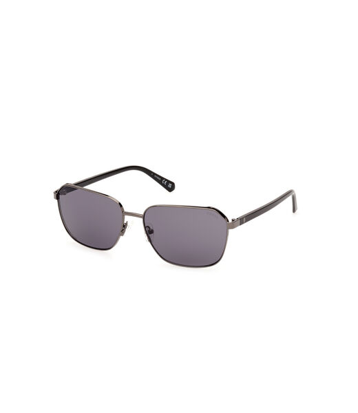 Metal Sun Glasses M Shiny Gunmetal Smoke