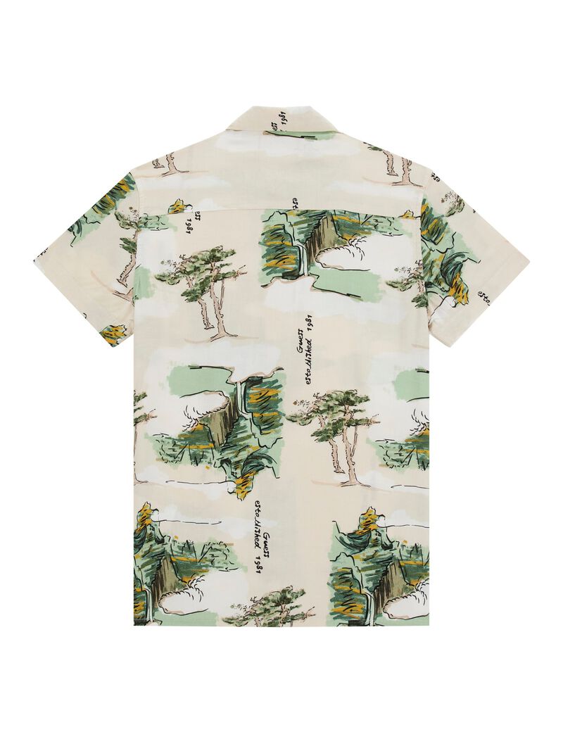 Oversize viscose shirt