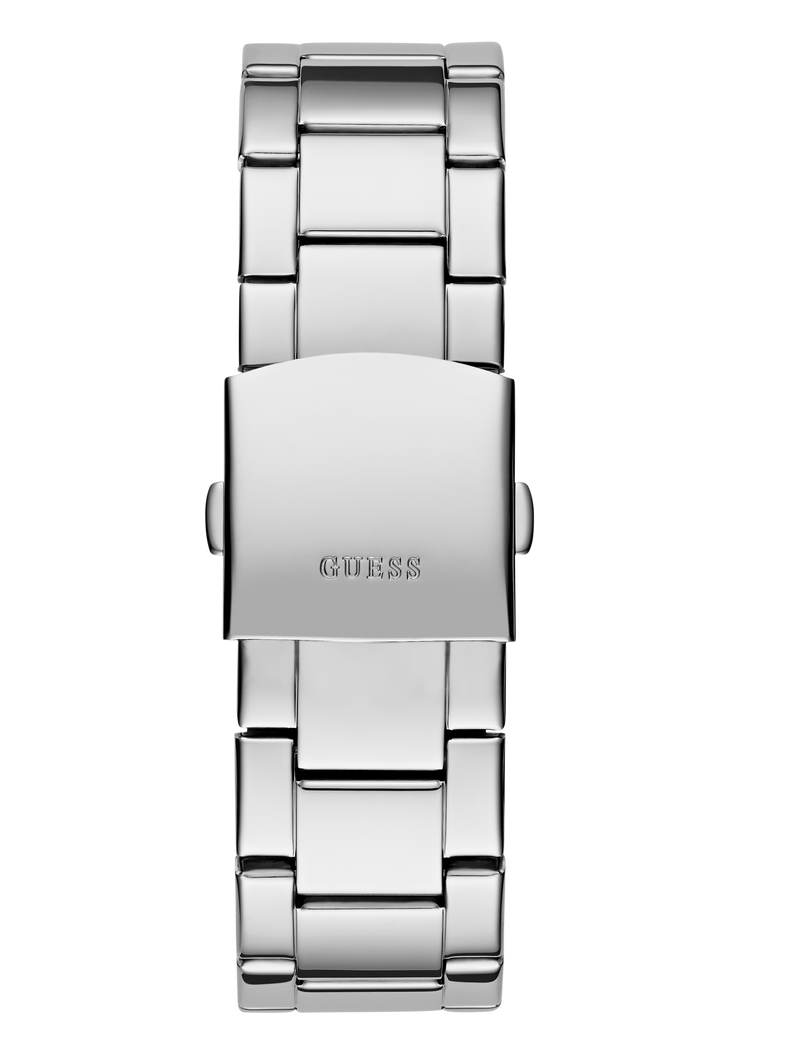 Mens Silver Tone Analog Watch Box Set