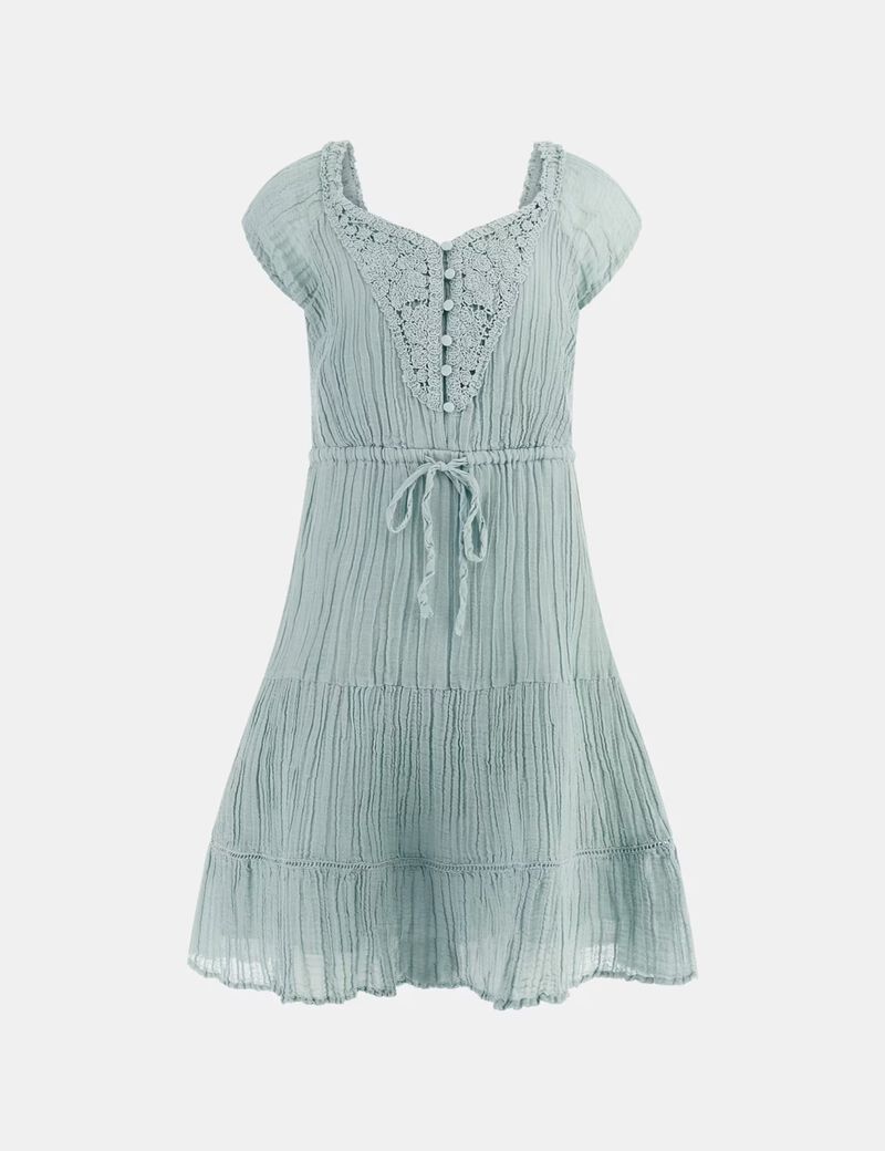 A-line gauze dress