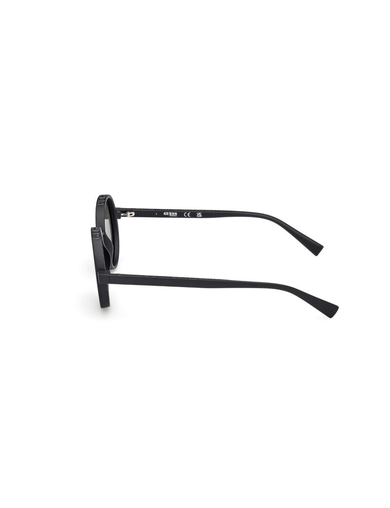 Round full rim sunglasses
